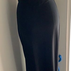 Long black DKNY skirt